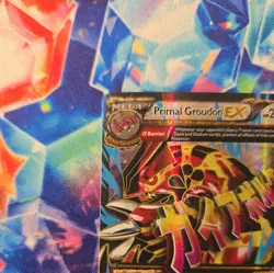 LP/MP Primal Groudon EX (151/160) XY Primal Clash Full Art Pokemon Card - Image 5