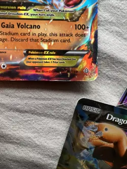 Pokemon Mega Primal Groudon EX Card XY Primal Clash 86/160 Jumbo - Image 2