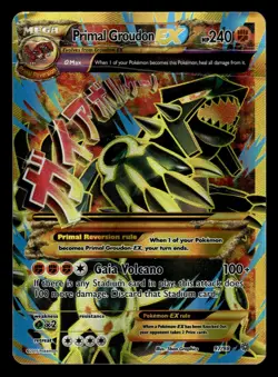 Primal Groudon EX 97/98 Shiny Ultra Rare Primal Clash Pokemon Card - Image 1