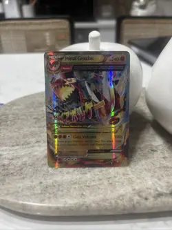 Pokemon Mega Primal Groudon EX Card XY Primal Clash 86/160 - Image 1