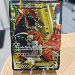 ✅ 🇦🇺 Groudon EX 150/160 XY Primal Clash EXC Pokemon Card TCG - Image 1