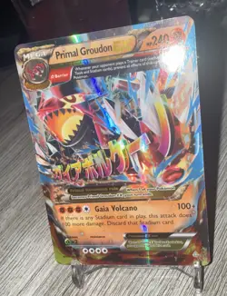 Pokemon Primal Groudon EX Holo Rare Art TCG Card 86/160 Primal Clash 2014 LP - Image 1