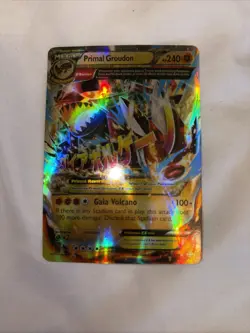 Pokemon TCG Primal Groudon-EX Holo Rare Card Primal Clash 86/160 - Image 2