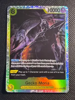 Gecko Moria OP14-104 SR Foil - The Azure Sea’s Seven One Piece Card NM/M - Image 1