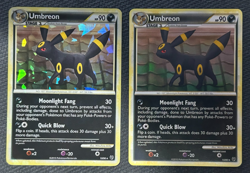 Pokemon Umbreon Undaunted 10/90 Cracked Ice Holo & Non-Holo 2 Card Lot - NM - Image 1