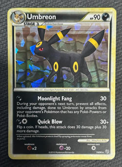 Pokemon Umbreon Undaunted 10/90 Cracked Ice Holo & Non-Holo 2 Card Lot - NM - Image 3