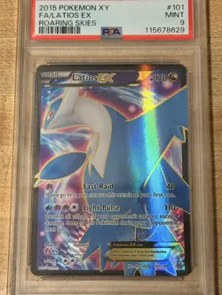 Pokemon TCG Latios EX Full Art Holo Rare Card Roaring Skies 101/108 - Image 1