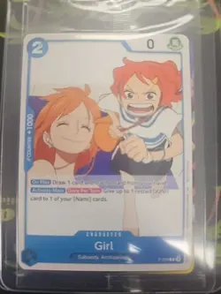 Girl P-096 (OP14 Release Event Promo) English One Piece Card Game Sealed NM - Image 1