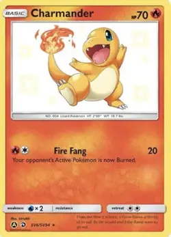 Charmander SV6/SV94 -Hidden Fates Pokemon Card - NM - Image 1