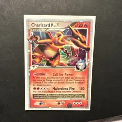 Pokemon Charizard G LV.X Promo Holo Card DP45 Diamond and Pearl 120 HP English - Image 1
