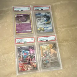 Pokemon TCG Graded PSA Holo Card Lot of 4 - Gengar, Piplup, Wobbuffet, Mimikyu - Image 1