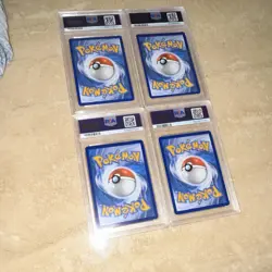 Pokemon TCG Graded PSA Holo Card Lot of 4 - Gengar, Piplup, Wobbuffet, Mimikyu - Image 3