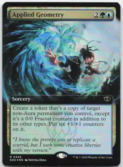 Applied Geometry (Extended Art) *Foil* SOS 343 NM - Image 1