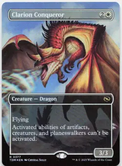 Clarion Conqueror (Borderless) *Foil* TDM 377 NM - Image 1