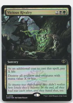 Vicious Rivalry (Extended Art) *Foil* SOS 359 NM - Image 1