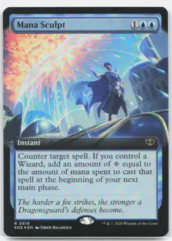 Mana Sculpt (Extended Art) *Foil* SOS 319 NM - Image 1