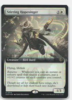 Stirring Hopesinger (Extended Art) *Foil* SOS 314 NM - Image 1