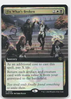 Fix What's Broken (Extended Art) *Foil* SOS 350 NM - Image 1