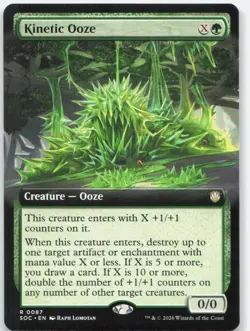 Kinetic Ooze (Extended Art) *Regular* SOC 87 NM-LP - Image 1