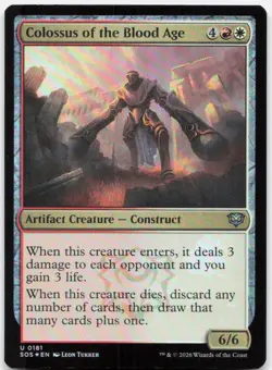Colossus of the Blood Age *Foil* SOS 181 NM - Image 1