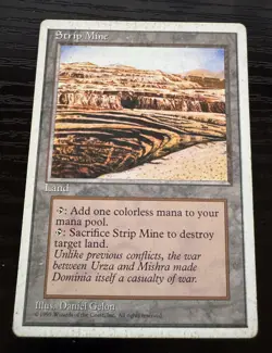 Strip Mine - Fourth Edition MTG Magic the Gathering - Image 1