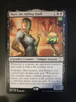 Mari, the Killing Quill NM Commander: Streets of New Capenna MTG FREE SHIPPING - Image 1