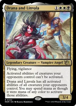 MTG Drana and Linvala March of the Machine Promo Pack NM - Image 1