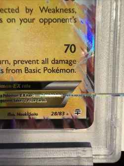 2016 POKEMON XY GENERATIONS #28 JOLTEON EX PSA 8 - Image 3