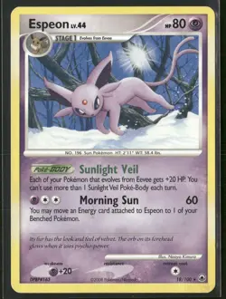 Espeon 18/100 Rare Majestic Dawn Pokemon Lightly Played - Image 1