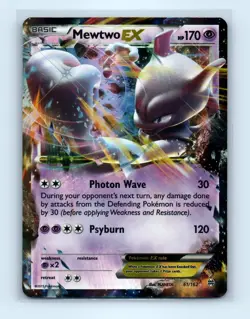 Pokemon tcg XY - BREAKthrough Mewtwo EX (61) Lightly played - Image 1
