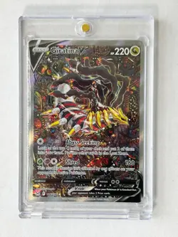 Giratina v Alternate Full Art Holo Card 186/196 Swsh11: Lost Origin Pokemon TCG - Image 1