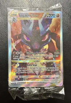 Pokemon Lucario VSTAR Sword & Shield Promo Full Art Holo SWSH291 (Sealed) - Image 1