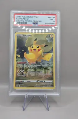 Pikachu GG30/GG70 Zenit Der Konige Pokemon TCG Near Mint Deutsch Near Mint Psa - Image 1