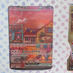 Pokemon TCG 151 UPC Promo Set Mew 053, Mewtwo 052 & Metal Mew 205 SEALED - Image 2