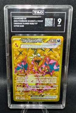 Charizard ex - 228/197 - SV Obsidian Flames - Hyper Rare Holo - TAG 9 - Image 1