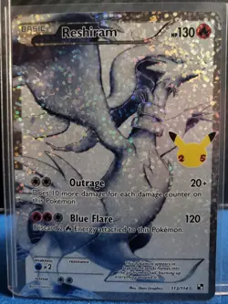 Pokemon Reshiram & Zekrom Full Art Holo Celebrations Classic Collection - Image 2