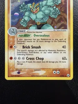 Pokemon Machamp EX TCG Hidden Legends 9/101 Holo With Swirl🌀 LP - Image 3