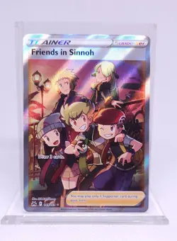 Pokemon Friends in Sinnoh (Full Art) 149/159 Crown Zenith Holo - Image 1