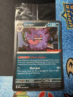 Pokemon TCG Gengar GameStop Exclusive Stamped Promo 50/88 Sealed Swirl 🌀 - Image 1