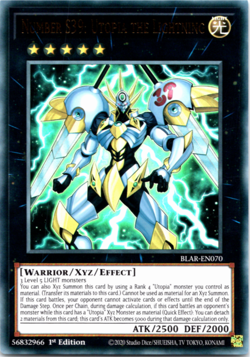 Number S39: Utopia The Lightning - BLAR-EN070 - Ultra Rare 1st Edition Yugioh - Image 1