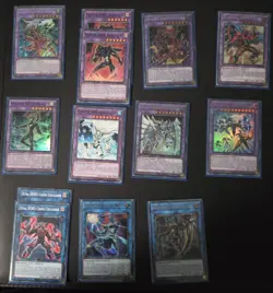 Yugioh Elemental Hero Deck With Full Extra Deck Sleeved - Image 1