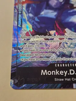 Monkey.D.Luffy (Alternate Art) OP15-092 Adventure on Kami's Island Foil English - Image 4