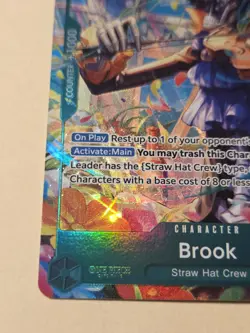 One Piece CCG - Brook Alt Art OP15-032 SR* Adventure On Kamis Island English - Image 4