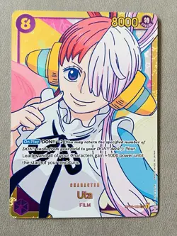 Uta One Piece TCG English OP02-120 SEC Foil NM - Image 1