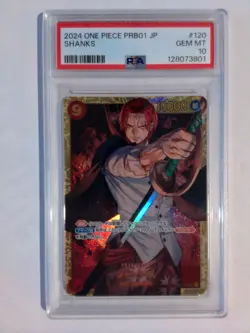 One Piece Shanks Reprint OP01-120 Japanese PSA 10 - Image 1