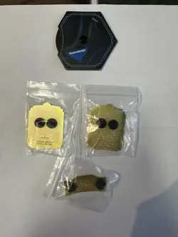 Lorcana Rise of the Floodborn Promo Pins Rapunzel, Pooh, Banner, Lore Counter - Image 2