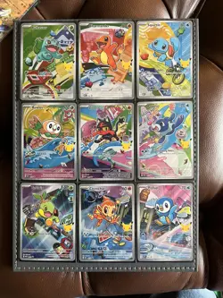 Pokemon 2026 First Partner Illustration Collection Series 1 Promos Complete Set - Image 1