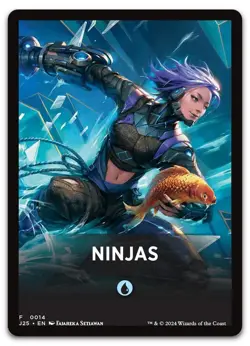 Ninjas Theme Card #14 (NM) Foundations Jumpstart J25 Magic MTG - Image 1