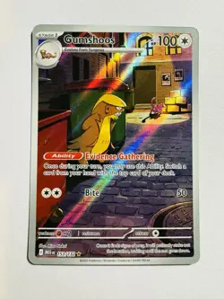 Pokemon TCG Gumshoos Card 153/132 Mega Evolution Illustration Rare - Image 1