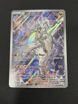 N's Reshiram 167/159 Journey Together Illustration Rare Pokemon Card NM - Image 1